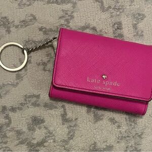 Kate Spade Pink Keychain Wallet